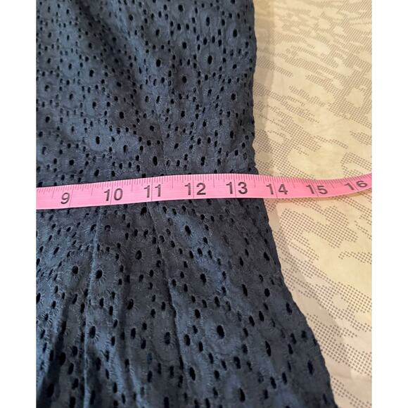 Serena Kay Black Eyelet‎ Cap Sleeve Mini Dress - Picture 6 of 6